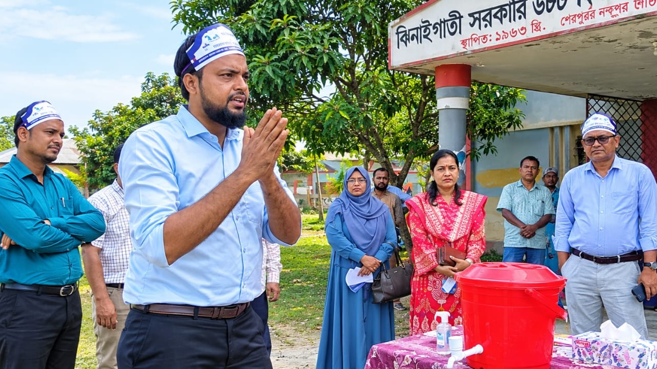 ঝিনাইগাতীতে বিশ্ব হাত ধোয়া দিবস পালিত